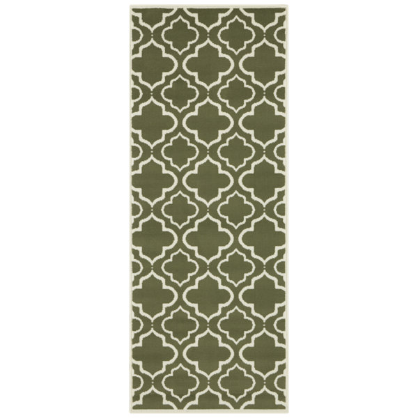 Canora Grey Luxor Tufted Green/Cream Rug & Reviews Wayfair.co.uk